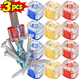 3Pcs Screwdriver Bit Powerful Magnetizer Universal 1/4" Hex Drill Magnetic Ring Screw Holder Magnetic Coil Repair Hand Tools