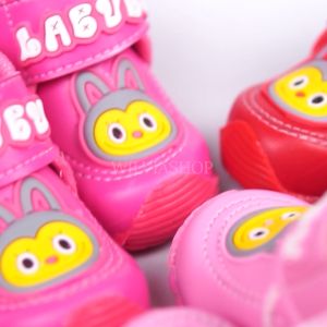 Sepatu Anak Perempuan LABUBU Usia 1 - 3 Tahun / Sepatu Balita Model Labubu Bunyi Cit cit