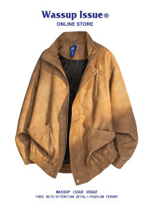 WASSUP ISSUE | Áo Khoác Da Cao Cấp Phong Cách Mỹ Với Cổ Đứng Kiểu Barbour