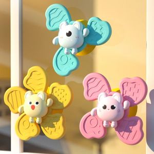 Funny Bath Toys for Baby Bath Toys Suction Cup Cartoon Rattles Fidget Educational Toy Montessori Children Boy Girl Gift
