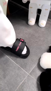 Dép quang ngang RABBIT TOWN nữ namdép quai dán hàn quốc đủ size nam nữ