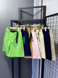 Lightweight Breathable Mens Outdoor Casual Shorts Quick Dry Summer Sportswear Youth Fashion Elastic Waist Straight Leg Pants