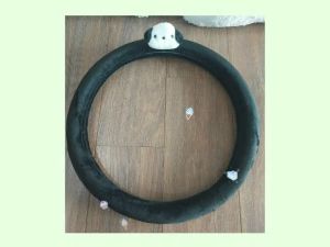 BLACK FULLSET Pochacco soft Car accessories pillow hand Brake Gear Seat Belt Mirror FREE 20CM SOFT TOYS