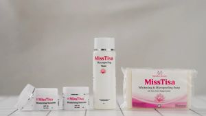 MissTisa Melasma Rejuvenating Set Whitening Clear and Glass Skin Remove Melasma Pekas Freckles Dark Spot Pimple Scar or Mark 4 Step Toner Night Cream Sun Screen and whitening Soap Niacinamide AHA SPF 50 Kojic with Papaya Extract and More best Ingredients