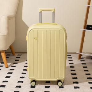 Fashionable Travel Suitcase Durable ABS+PC Material with Lock Password Male Female Version Handy Carts Universal Compartments