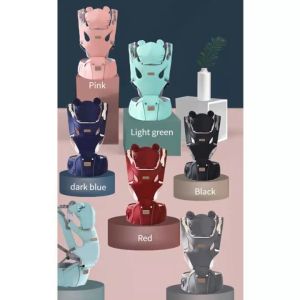 HamshMoc Baby Carrier with Hipseat 0 to 36 Months 3 In 1 Multifunctional Waist Stool Ergonomic Non-Slip Infant Backpack for Kid Boy Girl Newborn on Back Front Facing Kangaroo Baby Wrap Carrier Travel Bag