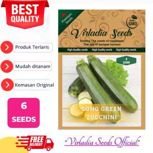 [Virladia Seeds] Biji Benih tanaman Timun zukini | Zucchini Panjang Hijau