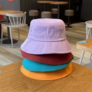 Children Outdoor Hat Summer Foldable Bucket Hat Sunscreen Cotton Fishing Hunting Cap Girls Basin Chapeau Sun Prevent Hats