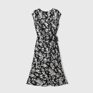 Silk Printed Elegant Womens Summer Dress