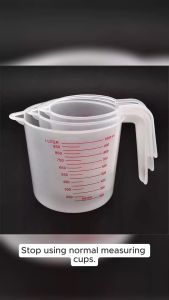 Plastic Scaled Measuring Cup Water Milk Measuring Spoon Mug Measurement TooL