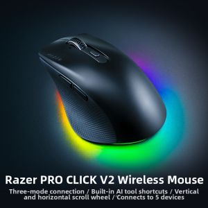 Razer | Pro Click V2 Office & Gaming AI Multi-Mode Wireless Bluetooth Mouse