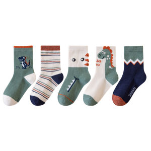 Tất trẻ em MiiOW Catman làm bằng vải cotton không đường may thoải mái thoáng khí