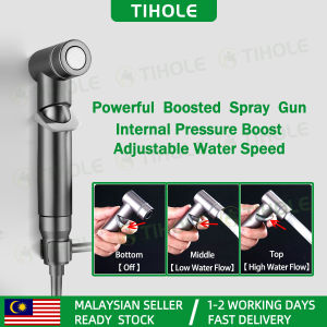 TIHOLE High-Pressure Faucet Set Shower for Bathroom Toilet Bidet Faucet Hand Held Double Outlet Angle Valve Shower Head Toilet Sprayer washing machine tap water tap 2 way pili paip air kepala paip mesin basuh paip bilik mandi 双头水龙头