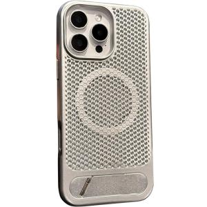 DAIMANG | Magnetic Ventilation Protective Case with Foldable Stand for iPhone