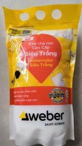 1Kg Keo chà ron Weber bột chít mạch chống Nứt Chống Thấm Chống Mốc - Bảo Vệ 3 Lớp Thương hiệu đến từ Pháp