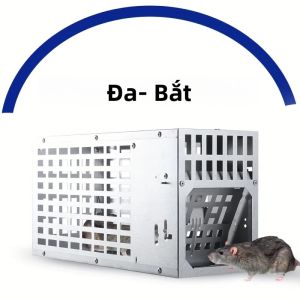 Lồng Bẫy Chuột Đa Năng Diệt Chuột Bằng Sắt Phù Hợp Với Mọi Kích Cỡ Chuột Kích Thước 30x15x11cm