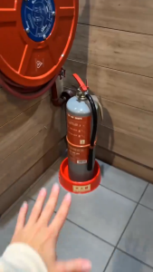Universal Fire Extinguisher Base Base Floor Fire Extinguisher For Fire Gear Placement