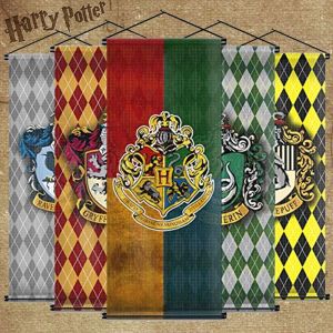 ธงแฮร์รี่ โพตเตอร์ ลายสก็อต ตกแต่งภายใน โรงแรม บาร์ KTV ห้องนั่งเล่น ผ้าไนลอน วัสดุอื่นๆ ตกแต่งด้านนอก