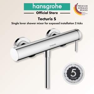 hansgrohe shower mixer Tecturis S - single lever shower mixer tap for exposed installation 2 ticks Chrome