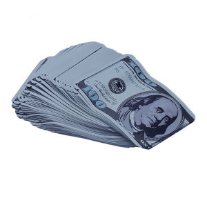 Printed 100 Usa Doller Pattern Transparent Visual Window Seal Bag Matte Dollar Ziplock Bag 10 Pcs 30 Pcs 50 Specifications