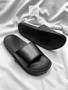 ADCH Sandal Pria Hitam Polos Elegant Sol Phylon Lentur Anti Slip Nyaman Gaya Kasual 36-43
