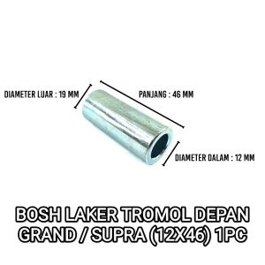 Bosh Laker Tromol "Depan" GRAND - Bos Laher Antara Bearing Dalam Roda PRIMA / LEGENDA / SUPRA LAMA
