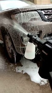 Bình xịt tạo bọt tuyết cho máy rửa xe dung tích 300ml kết hợp đầu nối nhanh phun bọt dày phù hợp cho nhiều loại máy