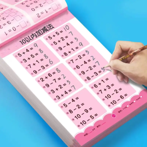 Sách Học Toán Cho Trẻ Em 80 Trang Bài Tập Viết Tay Về Phép Cộng & Phép Trừ Cho Trẻ Từ 2-5 Tuổi