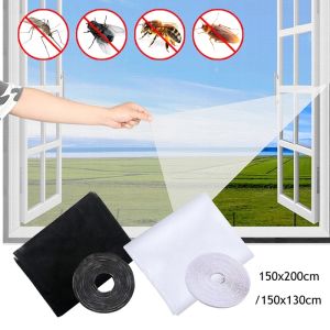 Creative Insect-proof Self-adhesive Invisible Window Screen Encrypted Sewing DIY Anti-Mosquito Net High Density Magic Mosquito Nets Set Home Room Decor Supplies
