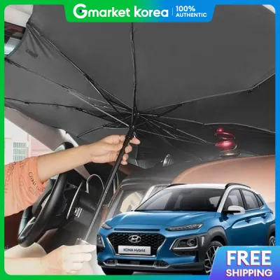Kona Hybrid Car Sunshade Windshield Cover Car Camping