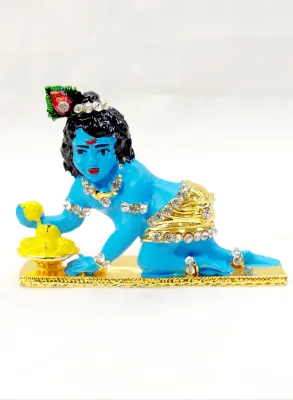 Baby Krishna Statue Car Dashboard Statue
