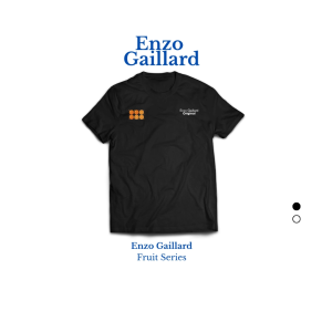 Enzo Gaillard เสื้อยืด ทรงปกติ รุ่น Fruit Series (Orange)