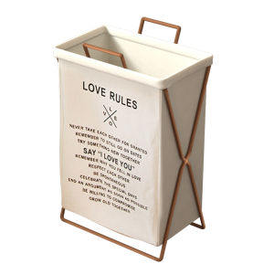 Folding Covered Laundry Hamper