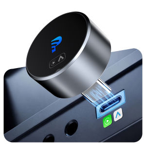 Getpairr MINI Wireless Carplay Adapter Android Auto Double WIFI Auto Reconnect Plug & PlaySupports Two Phones For Volvo Benz Kia