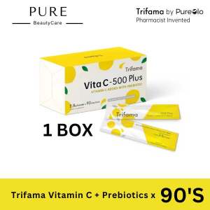 EXP:01/28 | From RM90 per box | 2boxes Trifama Vitamin C + Prebiotics 180sachets/ 2box Ready Stock in Malaysia