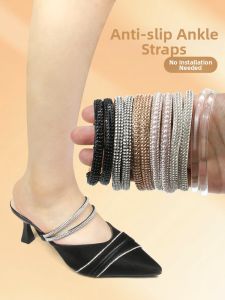 C U LACING | No Slip Fix Invisible Elastic Shoe Straps for Womens Sandals