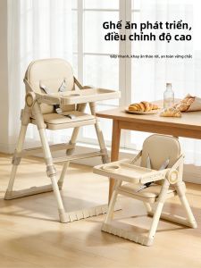 AMEITO | Multi-functional Adjustable Foldable Child Dining Chair Portable No Assembly Required