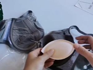 WATERMELON 1 Pair/ 2 Pieces Bra Pads Bikini Bra Pad Inserts Bra Sponge Pads Sports Yoga Bra Inserts Basic Oval Shape