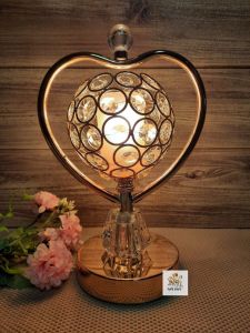 Lampu Tidur Meja Hias Sentuh Kristal Fragrance Lamp