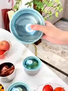 DR Mangkuk Simpan Lauk Dapur Stainless Steel Kedap Udara Dengan Penutup Untuk Bekal Harian Leakproof Food Storage Bowl Untuk Kitchen School Student Office旅行碗带盖