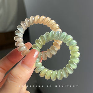 ยางรัดผมสไตล์เกาหลี ยางรัดผมสีเจลลี่ ยางรัดผมโทรศัพท์มือถือ ยางรัดผมสุดเก๋สำหรับผู้หญิง ยางรัดผมมีความยืดหยุ่นสูง ยางรัดผมที่ทนทาน