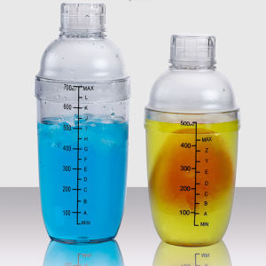 ClickBuy แก้วเชคค็อกเทล เครื่องมือบาร์เทนเดอร์ สเกลคู่ ร้านชานม Snow grams cup