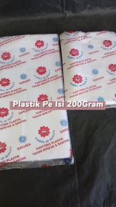 Plastik PE isi 200gram bening murah / plastik es batu gula minyak 9x25 10x20 12x30 15x30