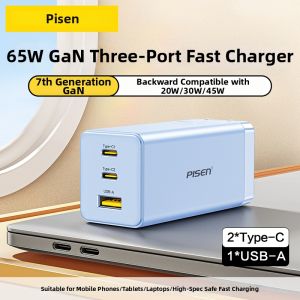 pisen | 65W GaN Fast Charging Adapter 65W