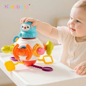 Đồ Chơi Cảm Giác Montessori 8 Trong 1 Khối Lập Phương Bận Rộn Bóng Cầm Nắm Cho Bé Trai & Bé Gái Đồ Chơi Giáo Dục Phát Triển Kỹ Năng Vận Động Cho Trẻ Từ 6-12 Tháng Tuổi