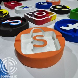 Asbak Aesthetic Asbak Unik Asbak Sosmed Asbak Logo 3 Dimensi
