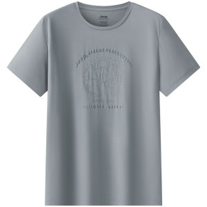 Jeep | Jeep Mens Outdoor Sports T-shirt Ultra-light Quick-drying Breathable Short-sleeve Casual Cotton Polyester Blend Summer Shirt