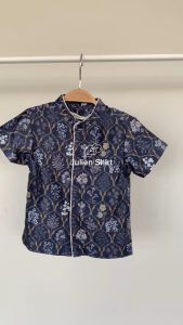 LEWIS EMMA - Julien Shirt (6 Bulan - 14 Tahun) Kemeja Anak Laki-Laki / Baju Atasan Pakaian Lengan Pendek