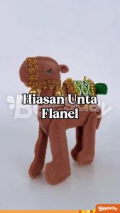 Hiasan Unta Flanel untuk Hampers Ramadhan & Lebaran