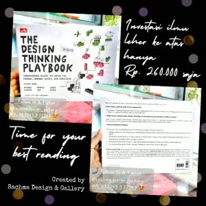BUKU BISNIS THE DESIGN THINKING PLAYBOOK MICHAEL LEWRICK PATRICK LINK LARRY LEIF ASLI NON REPRO - DESIGN BOOK
